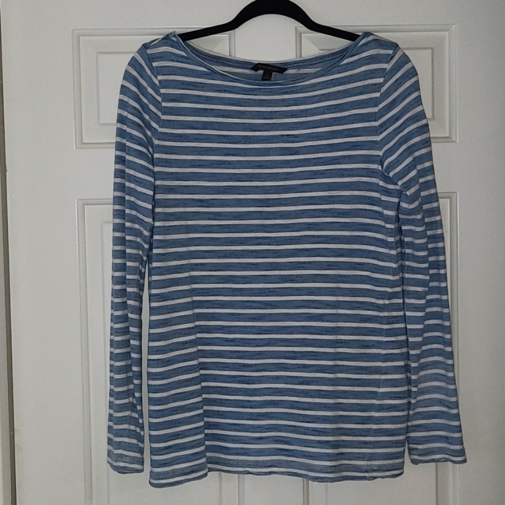 Banana Republic striped boatneck shirt